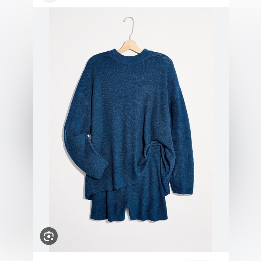 Free people Malibu solid surf sweater set XS extra small